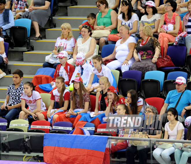 I Avropa Oyunlarında azərbaycanlı gimnastlar akrobatika yarışlarında final mərhələsinə çıxdı. Bakı, Azərbaycan, 17 iyun 2015